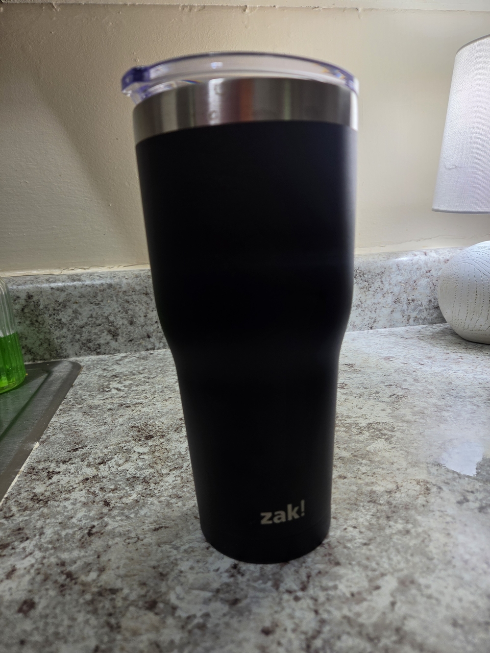 zak! Black Insulated Travel Tumbler
